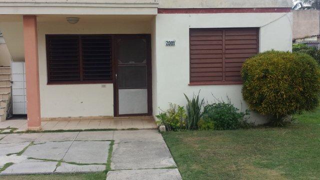 'House front' Casas particulares are an alternative to hotels in Cuba.